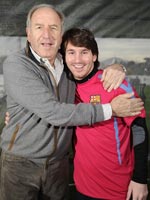 Carles Rexach i Leo Messi